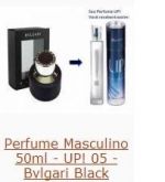 Perfume Masculino Bvlgari Black 50ml